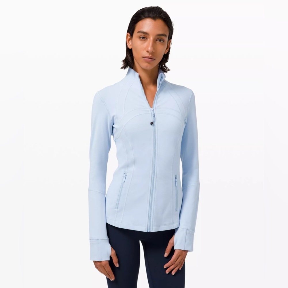 LULULEMON DEFINE JACKET IN BLUE LINEN ✨